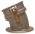 Cam & Groove 22-1/2 deg Coupler x TTMA Flange